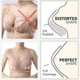 thumbnail image 5 of LLYWEY Cute Sports Bras Womens Seamless Wirefree Bras Ladies Push-Up Bra Style-1310 Women Lace Bra Feature Adult Female Plus Size Sports Bras Coffee 42B, 5 of 7