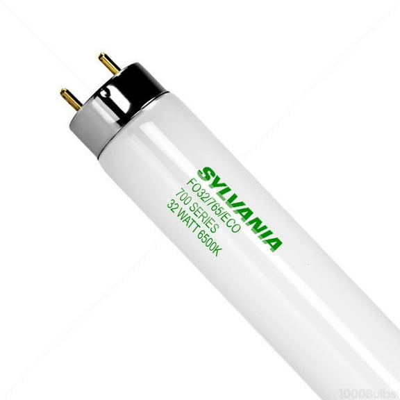 SYLVANIA 22175 - FO32/765/ECO - 32 Watt Fluorescent Tube - T8 - 25,000 Hours - 2,700 Lumens - 6500K - 700 Series Phosphors - Case of 30