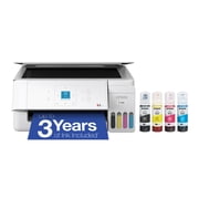 Epson EcoTank ET-2903 Wireless All-in-One Color Supertank Printer with up to 3 Years of Ink, Refillable Tanks, Perfect for Home, 11 PPM, 1.44" Color Screen, Built-in Scanner – White