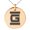 Rose, variant on Stainless Steel Letter G Initial Empire Monogram Engraved Small Medallion Circle Charm Pendant Necklace