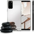 thumbnail image 4 of for Galaxy S20 Plus Mirror Makeup Case Cute for Girls Women Slim Ultra Thin Soft TPU Bumper Protective Cover Plating Mirror Luxury Fashion Case for Galaxy S20 Plus 6.7 inch Silver, 4 of 7