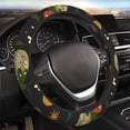 thumbnail image 4 of XMXT Botanical Insect Decoration Steering Wheel Cover, Elastic Non-Slip Universal Fit Car Decor Accessories Protector for Auto SUV Trucks, 4 of 8