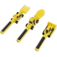 thumbnail image 1 of Utensilios de construcción para niños: excavadora, tenedor y cuchara. Juego de comedor para niños pequeños., 1 of 4
