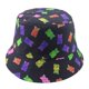 thumbnail image 2 of Sombrero de cubo con estampado de dibujos animados de verano, bonitos sombreros de pescador para mujeres y hombres, gorras de pesca reversibles de dos lados, 2 of 2