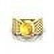 thumbnail image 3 of 5.25 Ratti 5.00 Carat Unheated Untreatet A+ Quality Natural Yellow Sapphire Pukhraj Gemstone Gold Plated Ring For Women'S And Men'S (Lab Certified)-B0CTX7, 3 of 4
