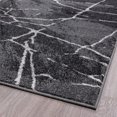 thumbnail image 4 of Luxe Weavers Ridgewood Modern Marble Gray 5x7 Area Rug, 4 of 7