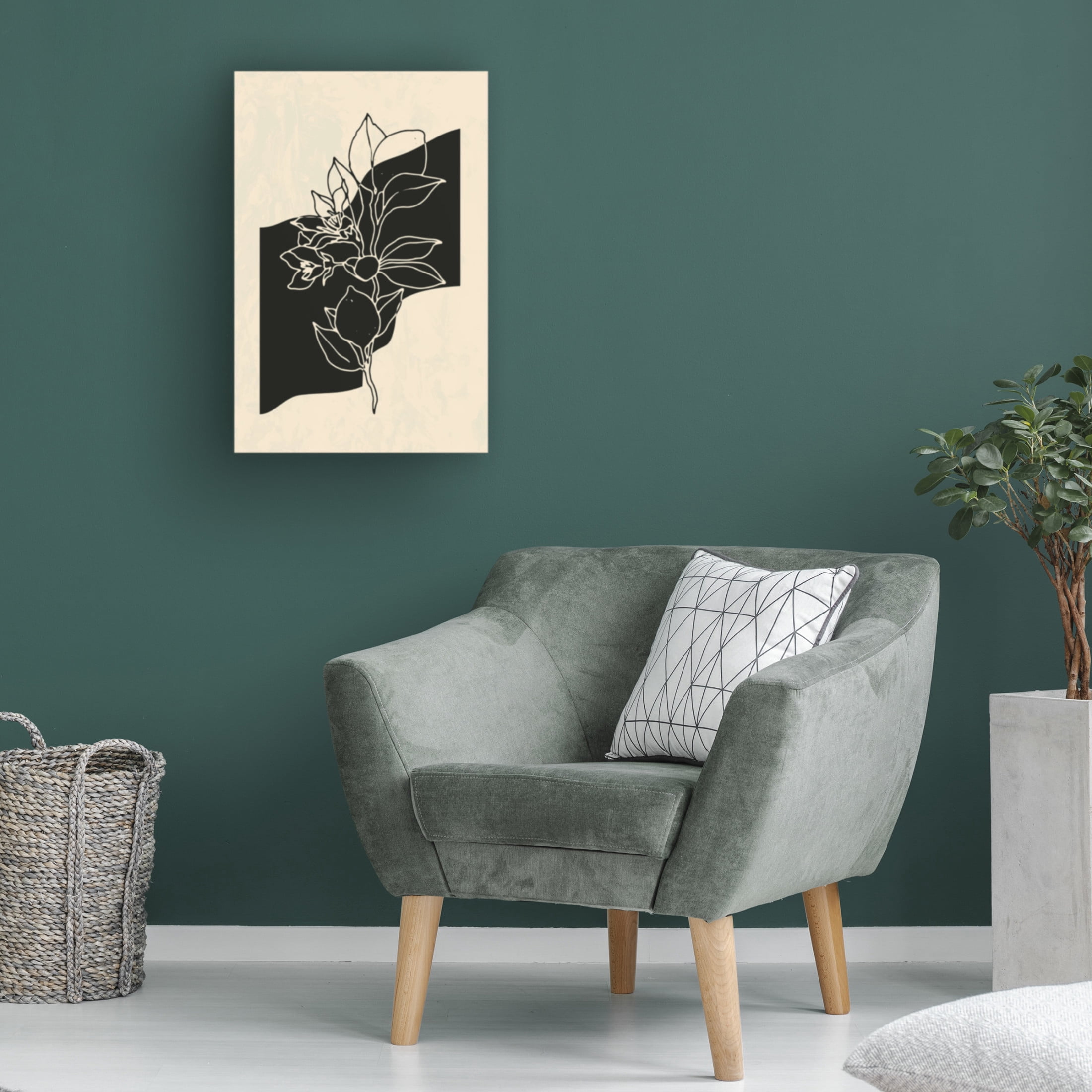 Trademark Fine Art NKTN Abstract Flower 4 Canvas Wall Art