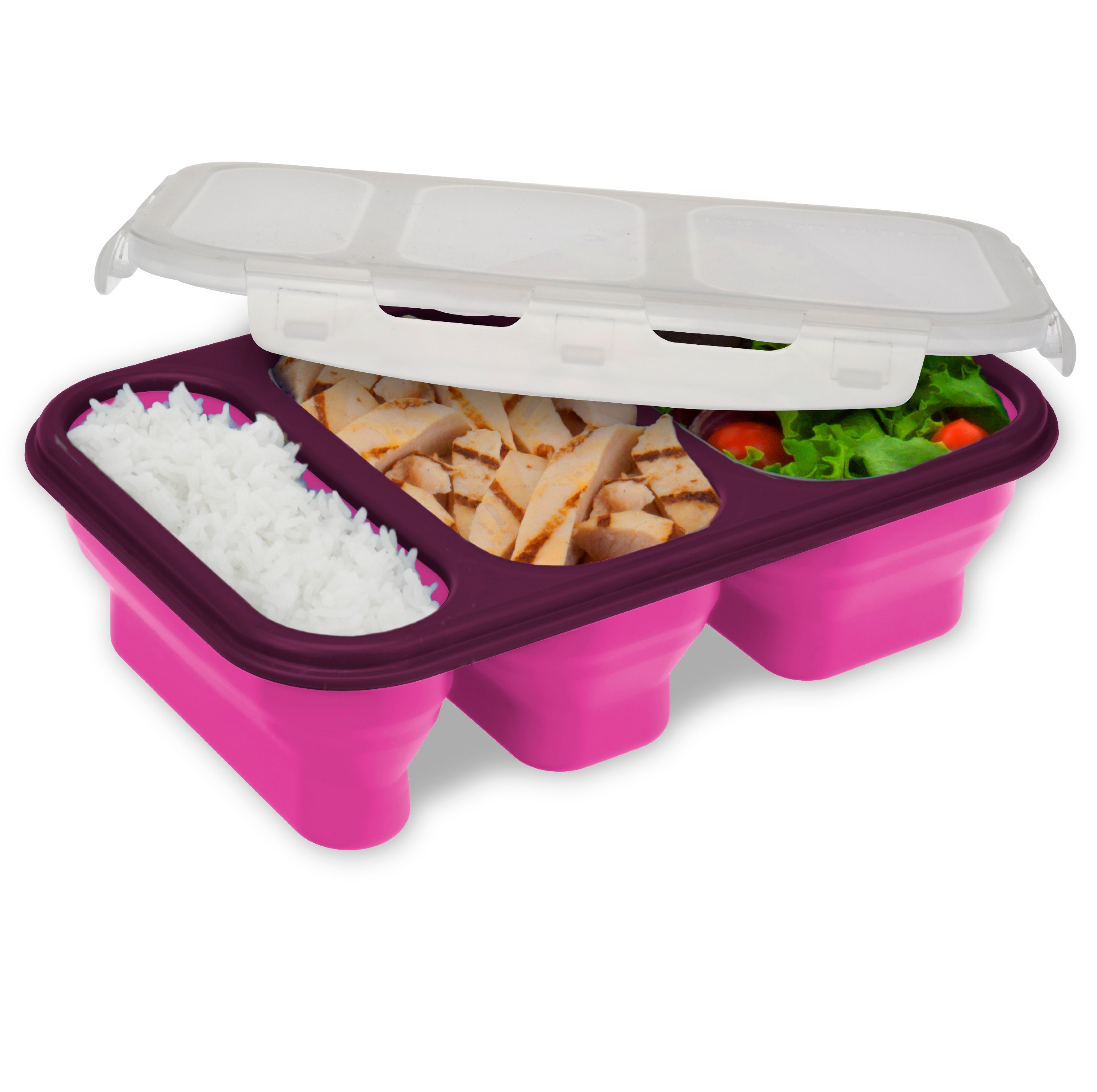 Planet Boxes Lunch Box for Kids Pizza Pack Container Expandable