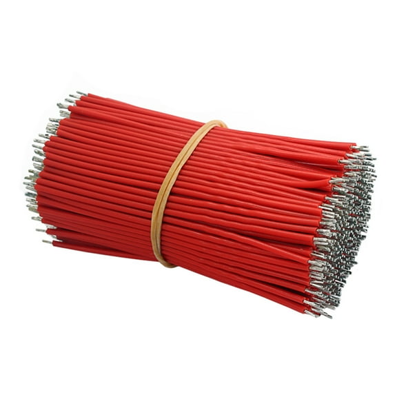 100 PCS 80mm Replacement Potentiometer Hookup Wires Cables For Electric Bass Guitar (Red)