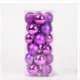 thumbnail image 3 of 24 bolas navideñas para decorar árboles de Navidad, adornos navideños de 3 cm, 4 cm, 6 cm y 8 cm, bolas de poliestireno, regalos de Año Nuevo de EE. UU. para el hogar, 3 of 5