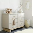 thumbnail image 5 of Storkcraft Santorini 6 Drawer Nursery Double Dresser, Frosted Oat with Driftwood, 5 of 18