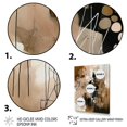 thumbnail image 3 of Designart "Brown And Black Artistic Freedom II" Abstract Wall Decor, 3 of 5
