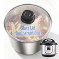 thumbnail image 1 of Tapa de vidrio Siireemuu para Instant Pot de 6 cuartos, 9.1" de acero inoxidable, 1 of 7
