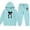 Sky Blue1, variant on Girls Bow Print Hoodie 2 Piece Tracksuit, Kids Long Sleeve Hooded Sweatshirt Jogger Pants Set for School Daily Casual Wear(Sky Blue1,6-7 Years)