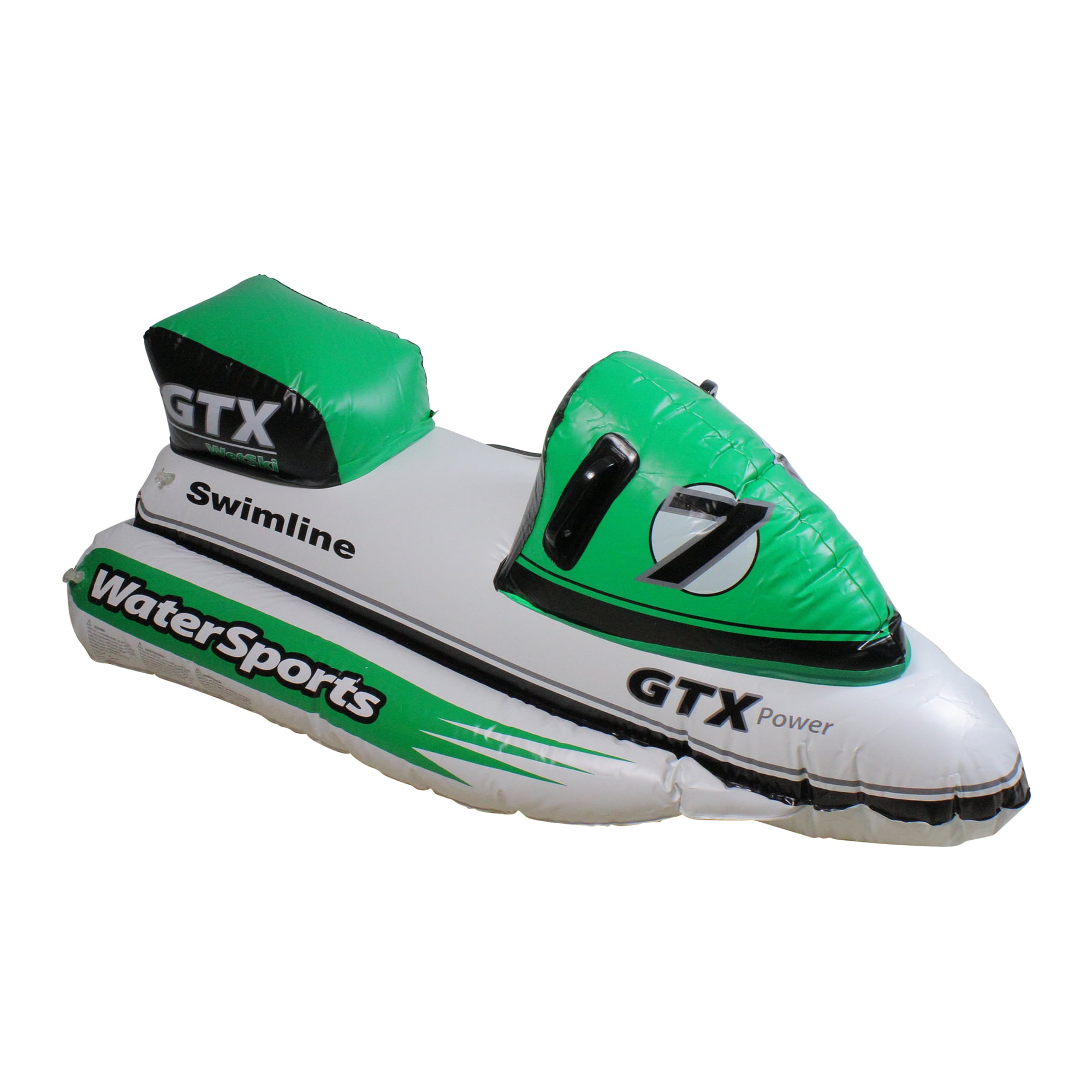 51" Inflatable Green GTX Power Water Bike Swimming Pool Ride on Float