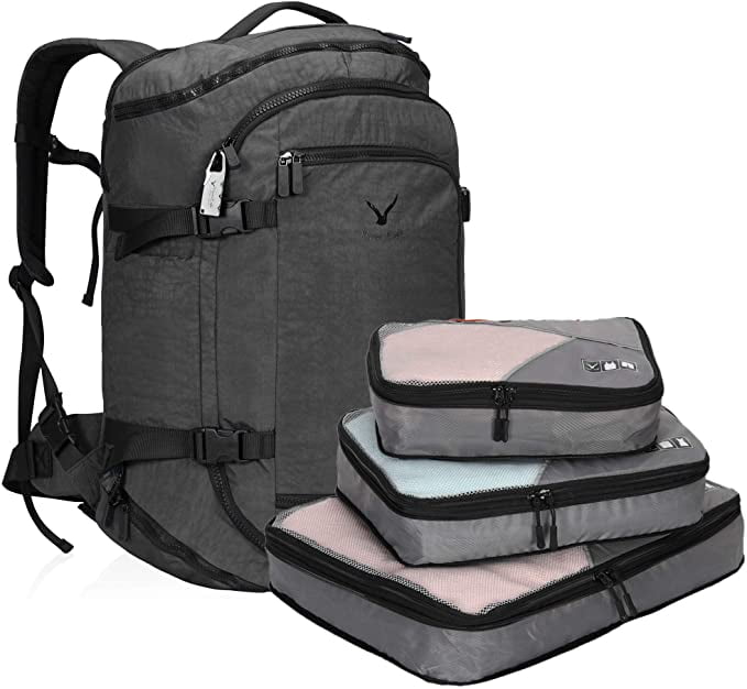 Cool Eagle Wolf Backpack Book Bag Pen Case Lunch Box Travel Laptop Rucksack Set 