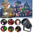 thumbnail image 2 of 16 Patterns Christmas LED Snowflake Projector Light Laser Projection Outdoor Waterproof Disco Light Home Garden Party Decor, 2 of 5