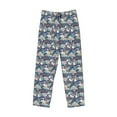 thumbnail image 4 of Xecao Tropical Sloth Men's Straight Lounge Pajama Pants: The Ultimate in Comfortable Sleepwear, 4 of 9