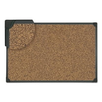Universal Tech Cork Board, 48" x 36", Black Frame