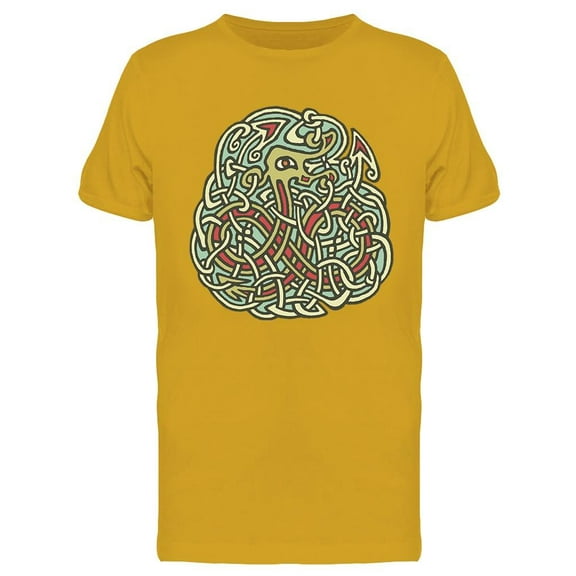 Tribal Celtic Viking Snake T-Shirt Men -Image by Shutterstock, Male x-Large