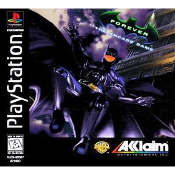 Batman Forever: The Arcade Game - Complete in Box - Black Label - Tested - PS1 Playstation 1 PSX