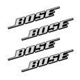 thumbnail image 3 of Para BOSE Logo 4 unids/set modificado aluminio coche Interior de Audio emblema adhesivo Control Central pegatinas, 3 of 3