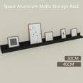 thumbnail image 2 of Space Aluminum Bathroom Shower Shelf Storage Rack Wall Mounted Holder Organizer, 2 of 8