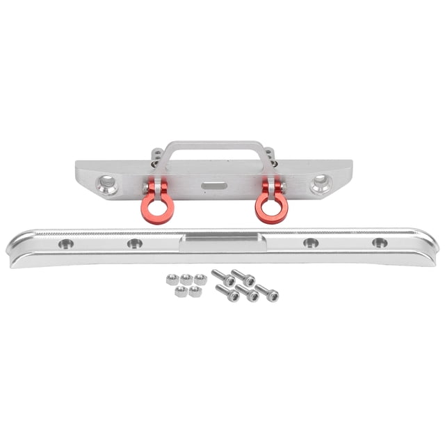 Juego de parachoques trasero delantero juego de parachoques delantero y trasero RC resistente al desgaste fácil y estable aleación de aluminio para coches RC para piezas de ANGGREK Otros