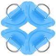 thumbnail image 1 of OULII 4Pcs Kayak Replacement Parts D Shaped Buckle Blue PVC for Outdoor Enthusiasts 9.00X8.00X1.00cm, 1 of 6