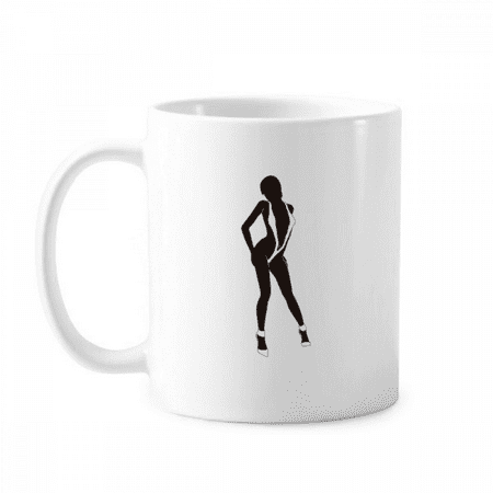 

Hot Women Underwear Long Legs Mug Pottery Cerac Coffee Porcelain Cup Tableware