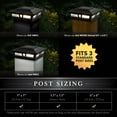 thumbnail image 2 of Classy Caps Weather-Resistant Deck Lights Aluminum Black, 2 lb, 2 Pack, 2 of 10