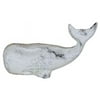 Handcrafted Model Ships K-49006-W 5 in. Cast Iron Whale Paperweight - Whitewashed