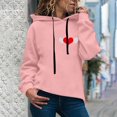 thumbnail image 1 of Tejiojio Womens Fall Clearance Autumn Winter Hoodie Sweatshirt Pullover Long Sleeved Comfortable Tops, 1 of 4