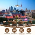 thumbnail image 3 of Wall Mural Peel and Stick Kansas City Skyline Union Station Dusk Self-Adhesive Wallpaper Removable Wall Decal Wall Sticker Home Decor for Living Room Bedroom 69"x96", 3 of 8