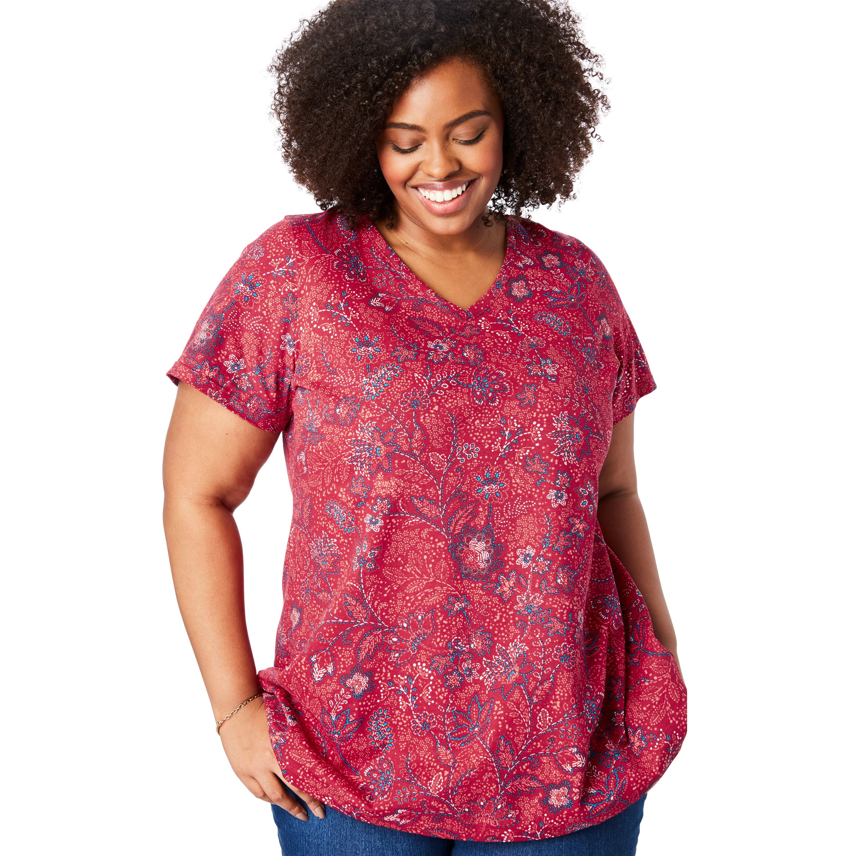 Kohl's croft and barrow plus size tops Clearance
