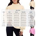 thumbnail image 3 of KICILVS Oversized Mock Neck Sweatshirt Mock Neck Drop Shoulder Sweatshirt Casual Loose Long Sleeve Pullover Tops Trendy Fall Clothes XL, 3 of 9