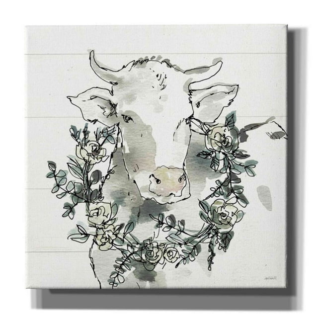 Epic Graffiti 'Modern Farmhouse XII' by Anne Tavoletti, Canvas Wall Art, 37"x37"