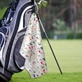 thumbnail image 3 of koolsoo Golf Towel for Golf Bag with Clip Microfiber Weave Pattern Water Absorption Wipe Glass, 3 of 9
