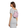 thumbnail image 3 of Madden NYC Women's Crystal Micro Dome Backpack, Light Pink, 3 of 6