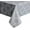 Light Grey, variant on Printed Tablecloths for Rectangle Tables, Light Grey Table Cloth Rectangular 60-Inch by 84-Inch