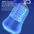 thumbnail image 3 of Cateissary Descarga eléctrica Lámpara de plagas LED Mosca Antideslizante Control de atracción Luz verde Repelente de insectos y plagas Verde, 3 of 6