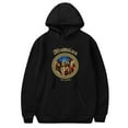 thumbnail image 2 of Unisex Rauw Alejandro Hoodie Graffiti Print Hip Hop Hooded Sweatshirt, 2 of 6