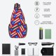 thumbnail image 5 of Organizadores de armario y almacenamiento, Organización y almacenamiento, Bolso bandolera de pecho para el Día de la Independencia, Mochila de senderismo, Bolso de hombro plegable, Gran capacidad, Mod, 5 of 6