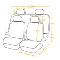 thumbnail image 3 of ILJNDTGBE 5 Seater Seat Cover Protective Cushion Complete Front And Rear Seat Back Seat Cover 3D Butterfly Pattern Car Seat Cushion Lumbar Raised Seat Cushions for Chairs Car Seat Lumbar Support, 3 of 8
