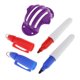 thumbnail image 4 of Pelota de golf Alineación Liner Marcador Line Marking Plumas Plantilla Draw Stencil Putting Púrpura Cola Revestimiento de pelota de golf, 4 of 8