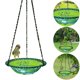 thumbnail image 4 of Comedero para Pájaros para Jardín Y Balcón Al Aire Libre Baño Creativo para Pájaros Del Patio (azul) [una Sola Capa] Azul, 4 of 9
