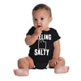 thumbnail image 6 of Feeling Salty Utah Beehive State Romper Boys or Girls Infant Baby Brisco Brands 24M, 6 of 6