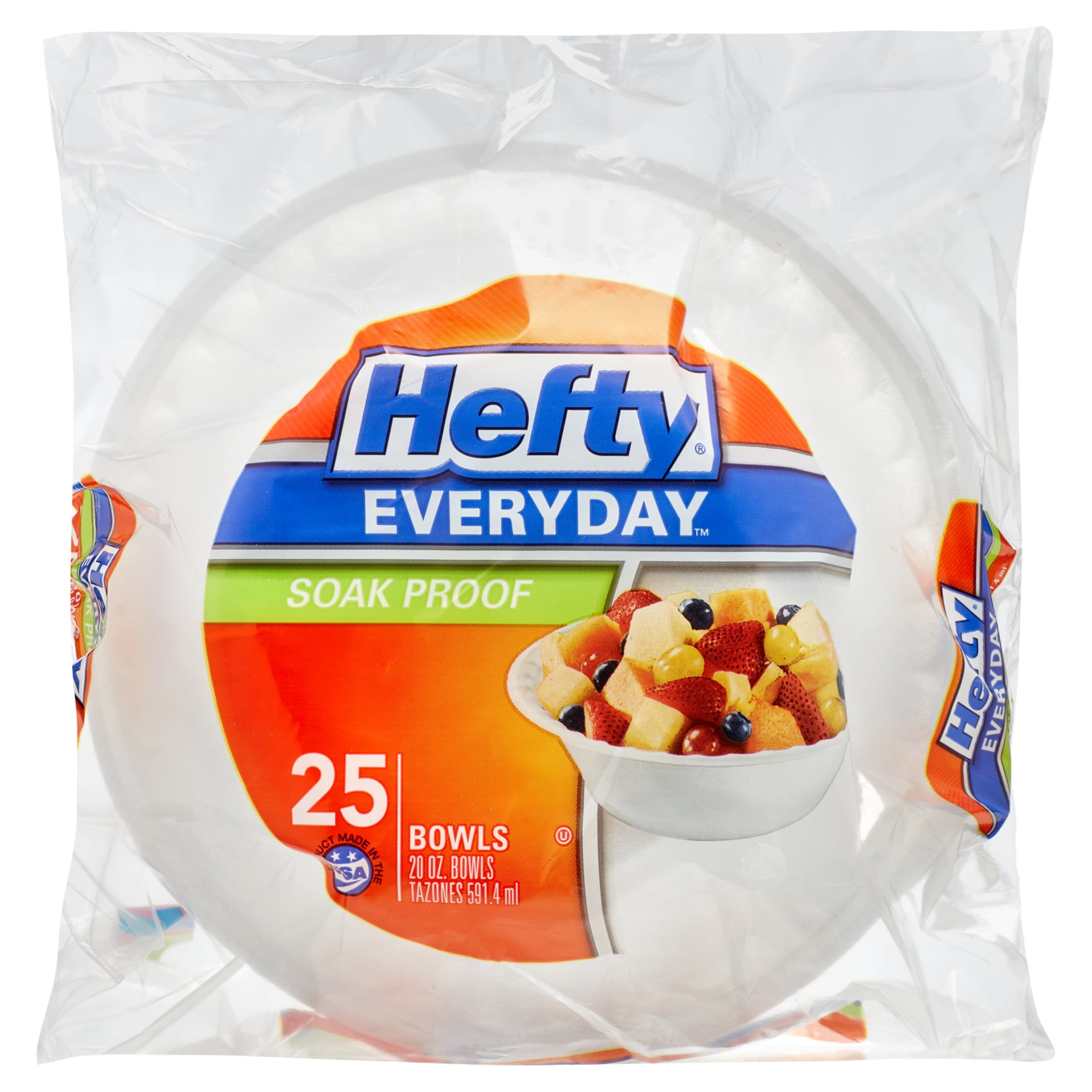 Hefty Everyday Foam Bowls, Paper Plates, Cups & Serving