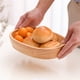 thumbnail image 3 of 1pc Oval Wooden Tray Dinner Plates Tableware Bowl Versatile Tray Coffee Table Kitchen Dishes Snacks Dried Storage Supplies, 3 of 11