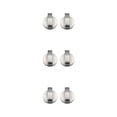 thumbnail image 2 of VONKY 2 PCS Metal 6/8mm Universal Silver Stove Control Knobs Adaptors Oven Switch Cooking Control Locks Useful Type 1 6mm 3Set, 2 of 6